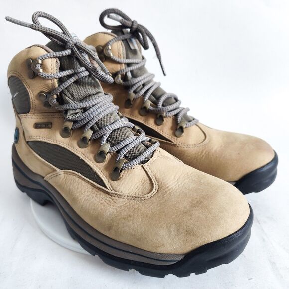Timberland Womens Hiking Boots Size 10 M Chocorua Beige Trail Waterproof Outdoor - Picture 2 of 10